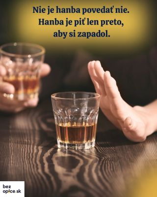 V spoločnosti sa často cítime pod tlakom — „čo keď budú na mňa pozerať, že nechcem piť?“. Ale odmietnuť alkohol sa dá s...