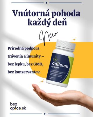 Tvoje telo si zaslúži pohodu zvnútra 🌿 Adileum – švédska novinka, ktorá podporuje zdravé trávenie, dodáva energiu a pomáha...