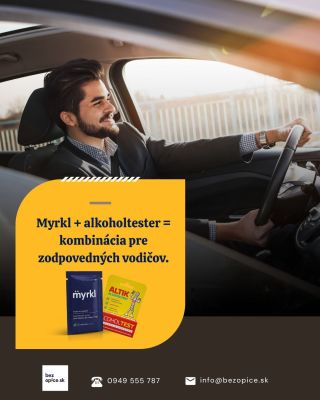 Musíš ráno sadnúť za volant? 🚗 Chceš mať absolútnu istotu, že je to bezpečné? Predstavujeme šoférsky set: kapsuly Myrkl +...